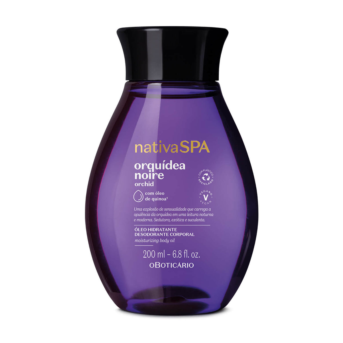 ÓLEO HIDRATANTE CORPORAL ORQUIDEA NOIRE 200ML NSPA