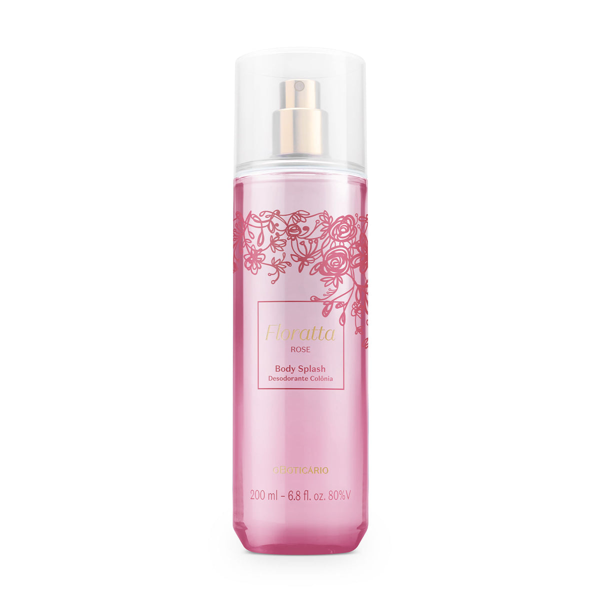 Body Splash Floratta Des Col Splsh Rose 200Ml